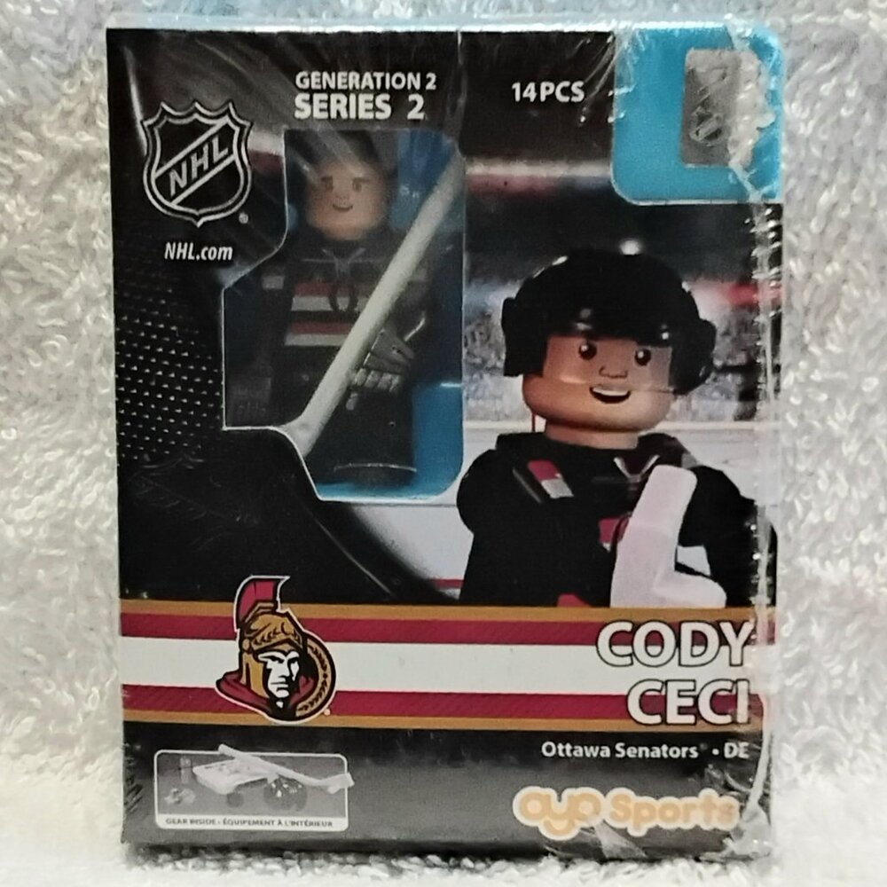 Sealed 2014 NHL Cody Ceci Mini Figure Gen 2 Series 2 by OYO Sports!!